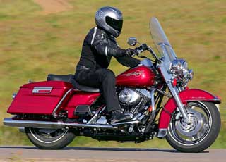 HARLEY-DAVIDSON ROAD KINGHigh Points Best exhaust note Removable windshield Most customizing optionsLow Points Hard seat Down on power Odd mirrorsFirst Changes Shorter windshield (for shorter riders) Aftermarket seat